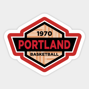 Portland Trail Blazers Basketball Sticker